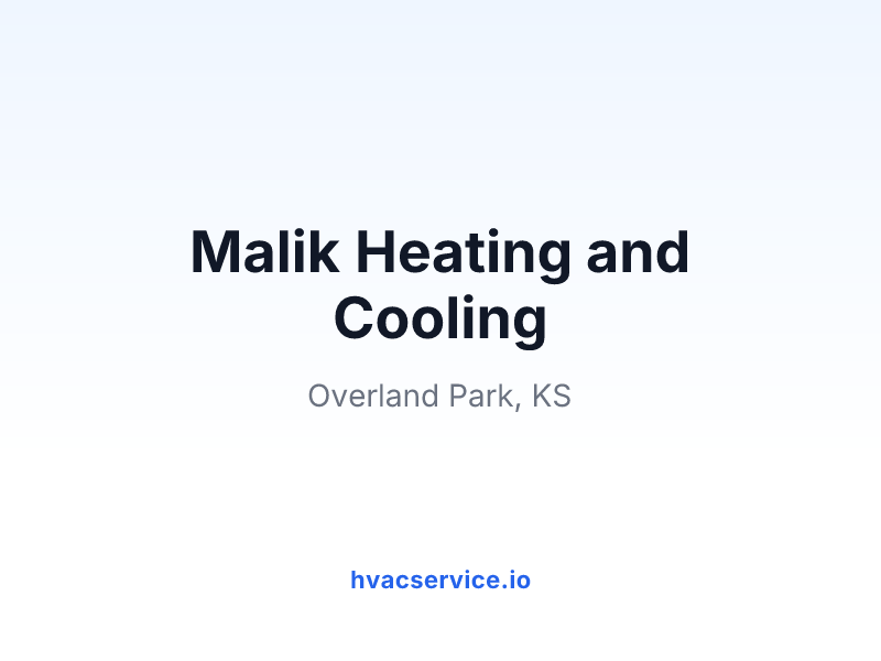 Malik Heating and Cooling