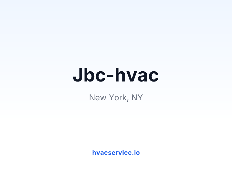 Jbc-hvac