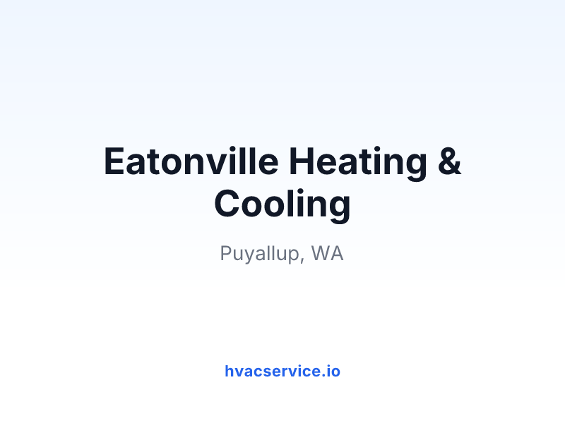 Eatonville Heating & Cooling