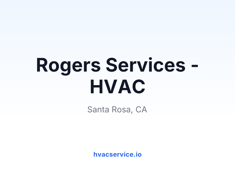 Rogers Services - HVAC