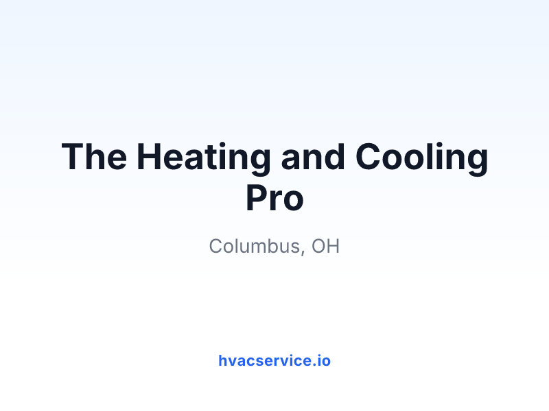 The Heating and Cooling Pro