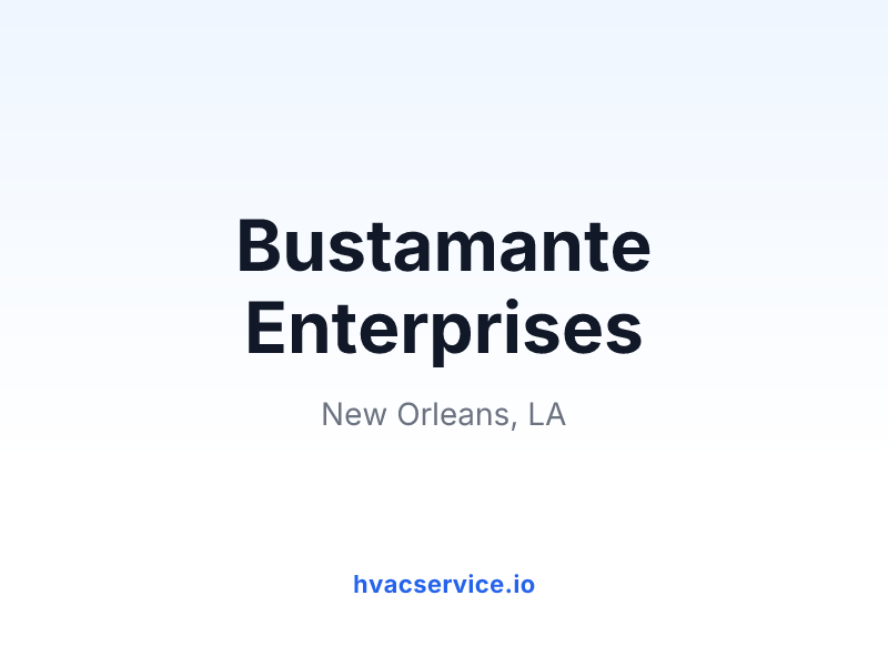 Bustamante Enterprises