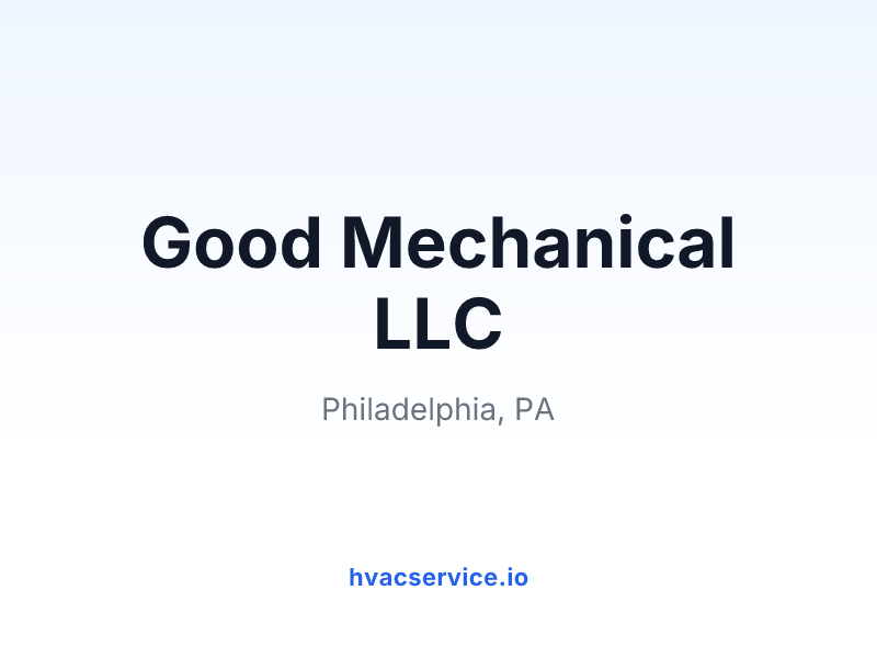 Good Mechanical LLC