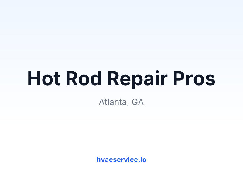 Hot Rod Repair Pros