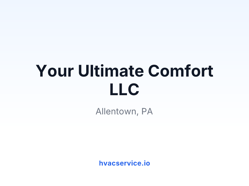 Your Ultimate Comfort LLC