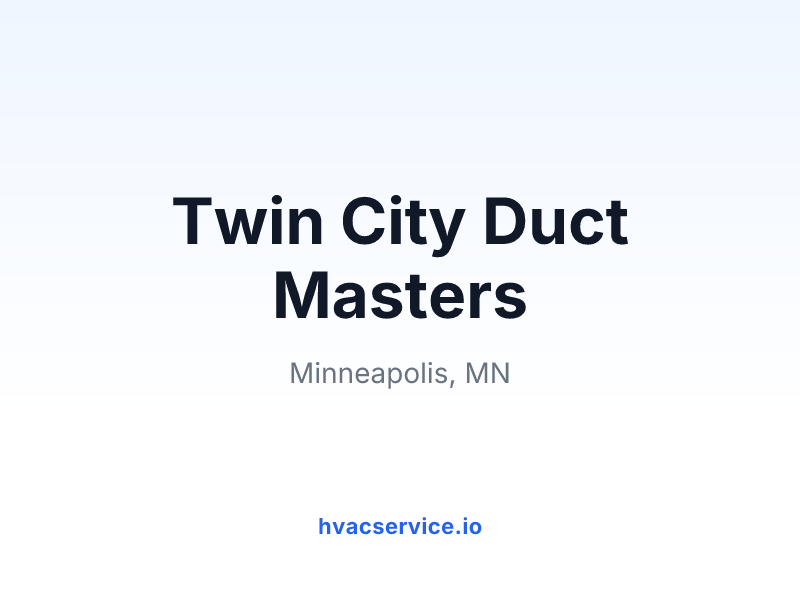 Twin City Duct Masters