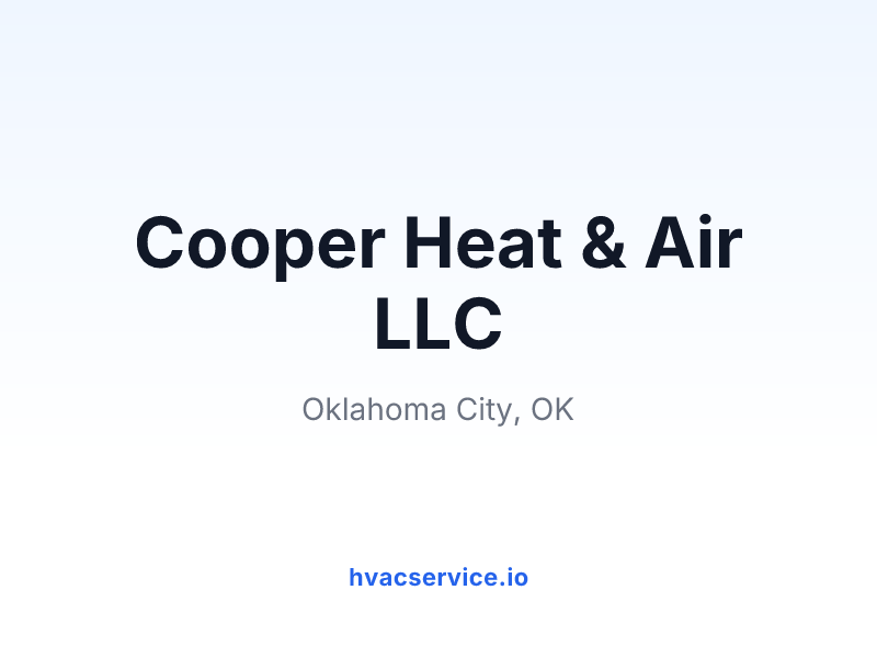Cooper Heat & Air LLC