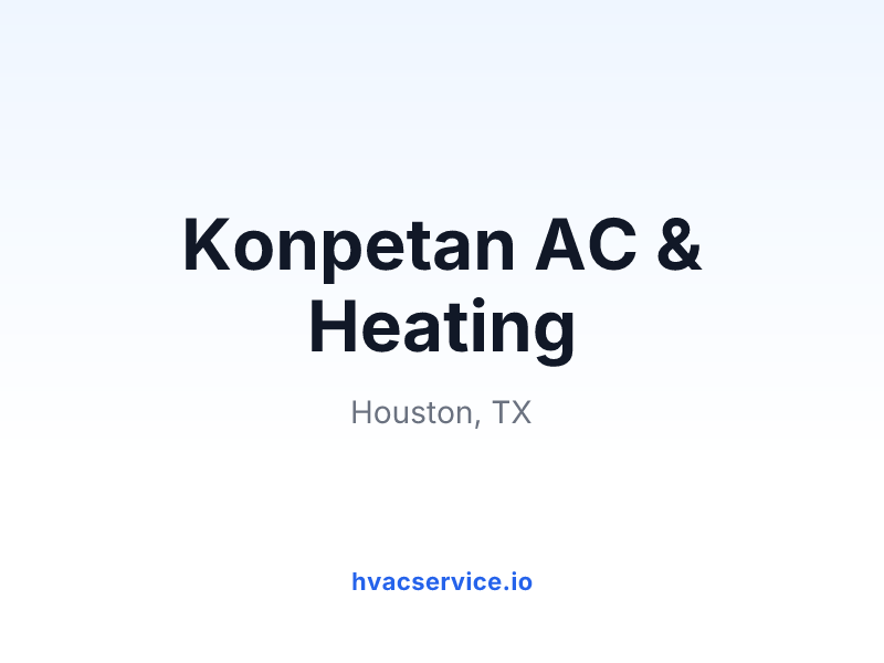 Konpetan AC & Heating