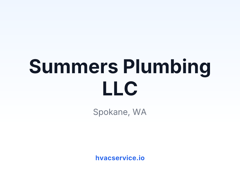 Summers Plumbing LLC