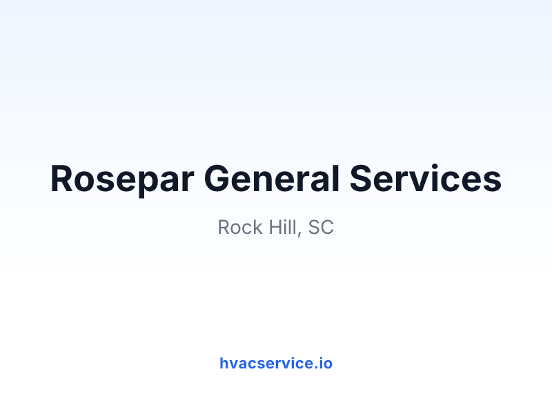 Rosepar General Services