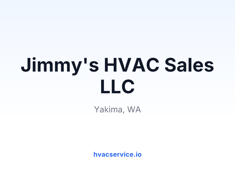 Jimmy's HVAC Sales LLC