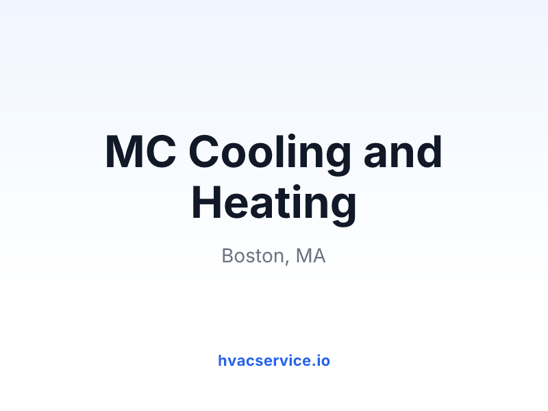 MC Cooling and Heating