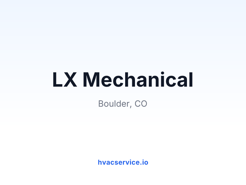 LX Mechanical
