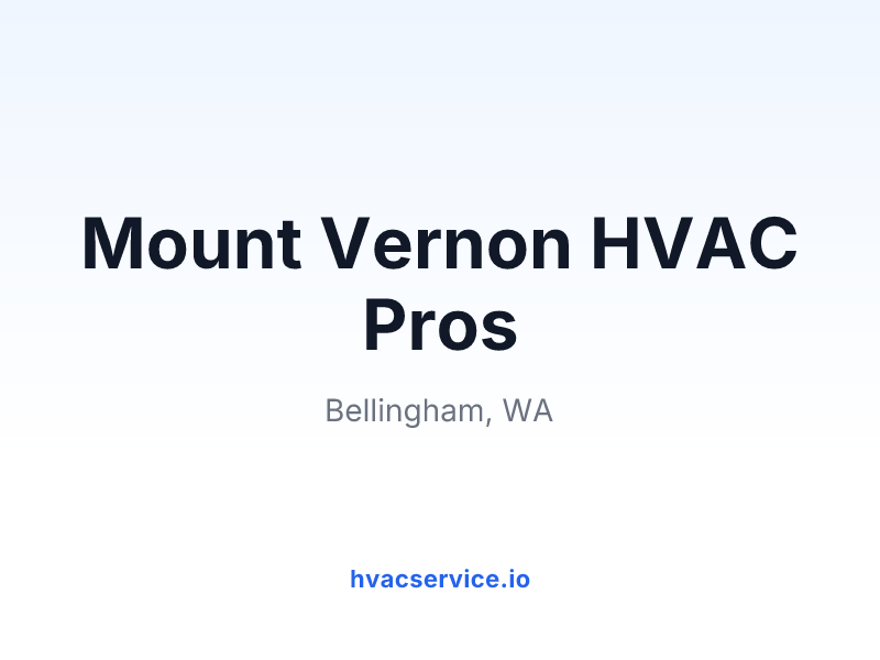 Mount Vernon HVAC Pros
