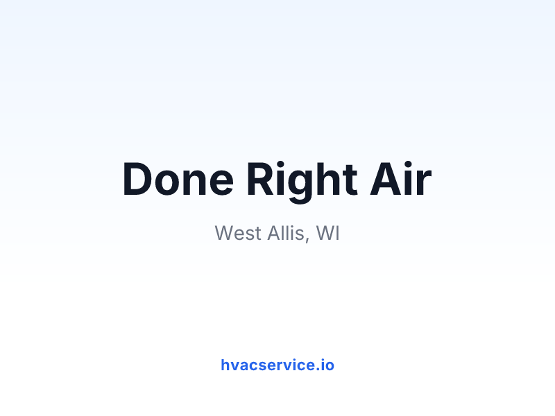 Done Right Air