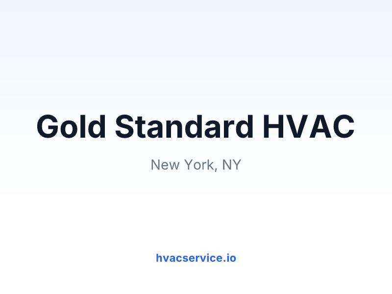 Gold Standard HVAC