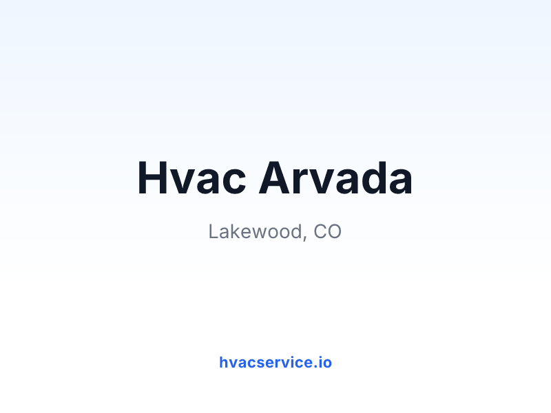 Hvac Arvada