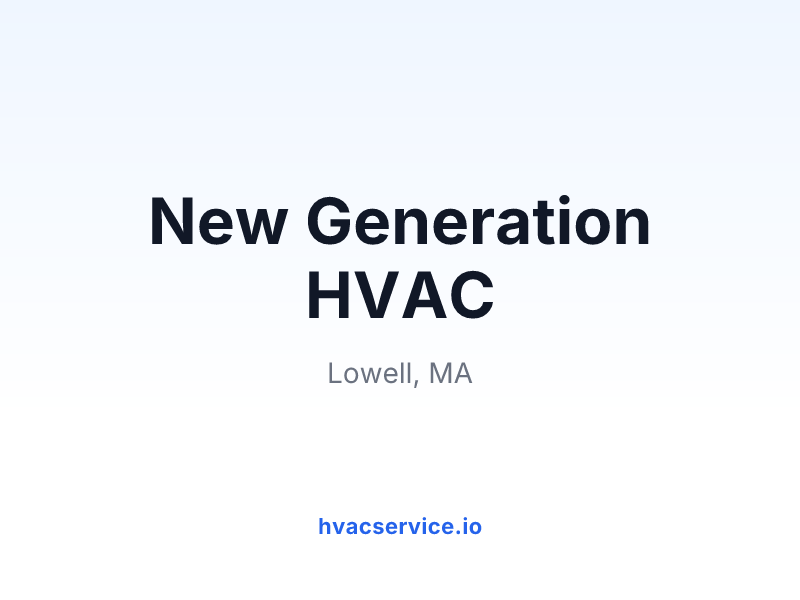 New Generation HVAC