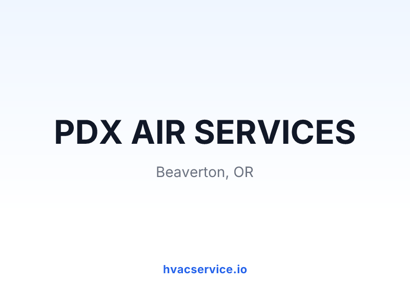 PDX AIR SERVICES