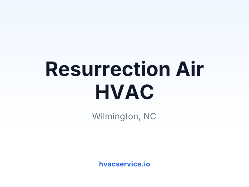 Resurrection Air HVAC