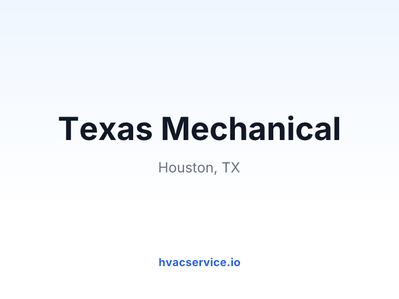 Texas Mechanical