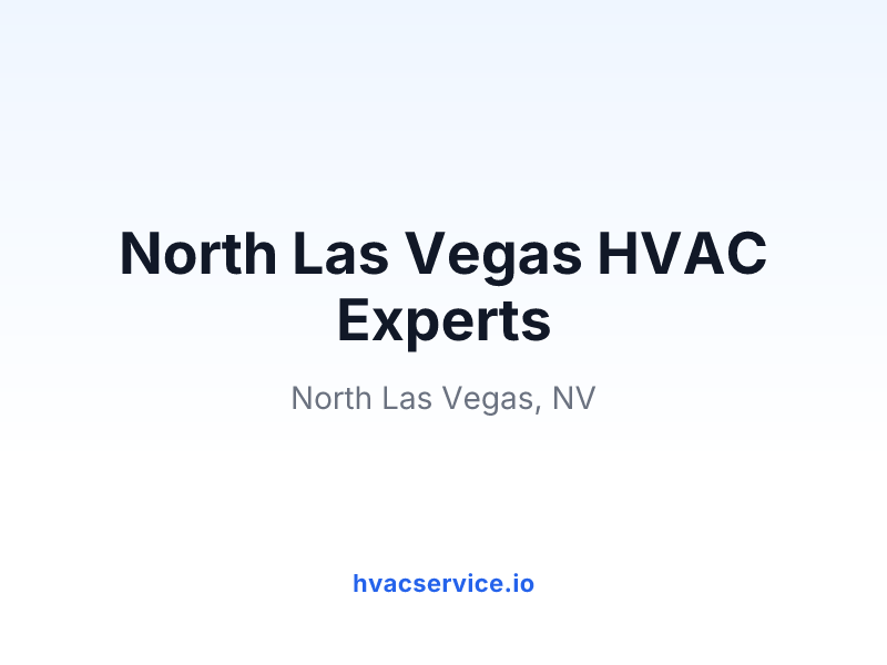 North Las Vegas HVAC Experts