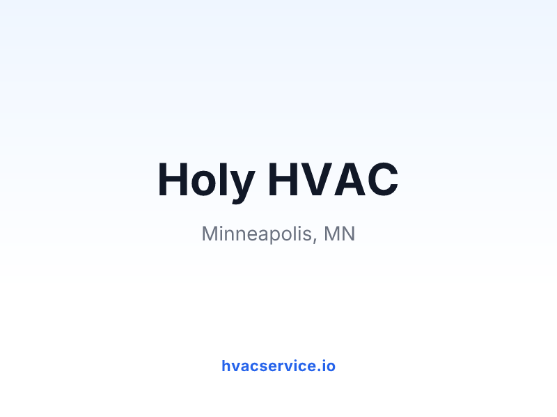 Holy HVAC