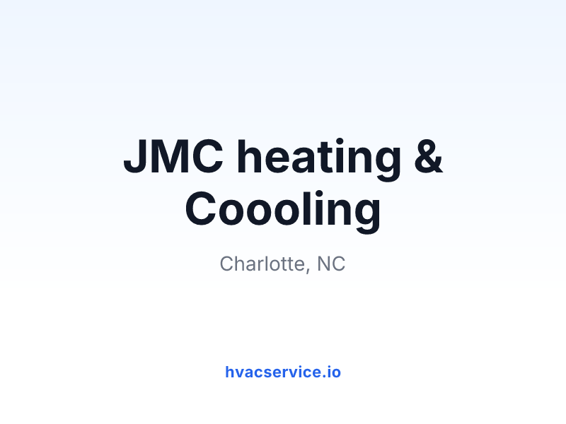 JMC heating & Coooling