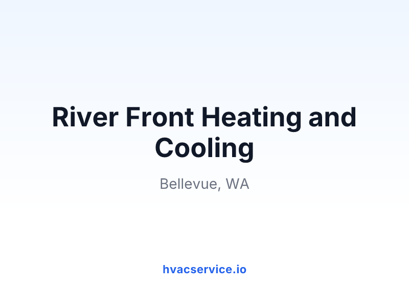 River Front Heating and Cooling
