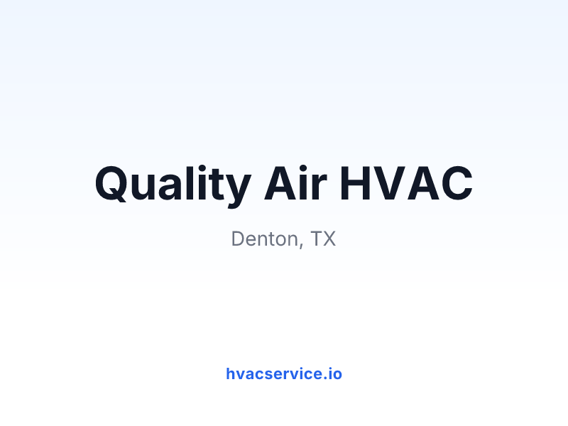 Quality Air HVAC