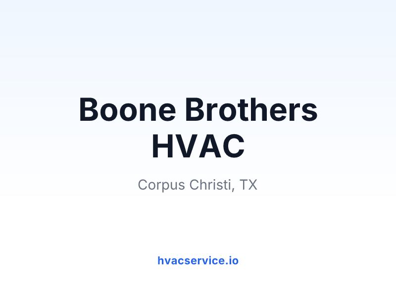 Boone Brothers HVAC