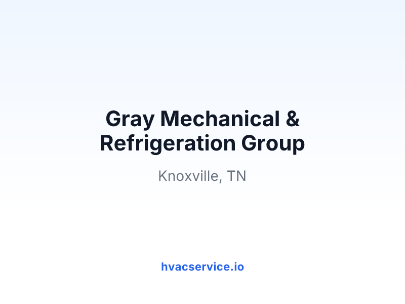 Gray Mechanical & Refrigeration Group