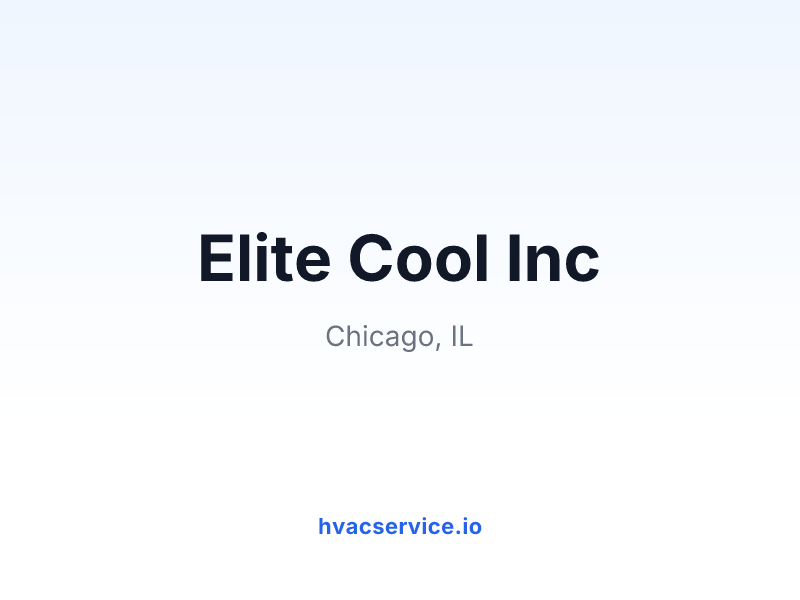 Elite Cool Inc