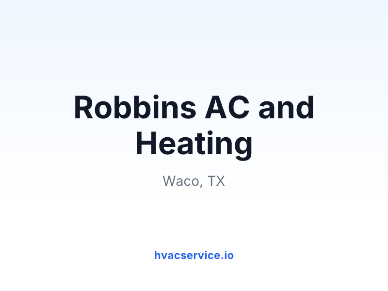 Robbins AC and Heating