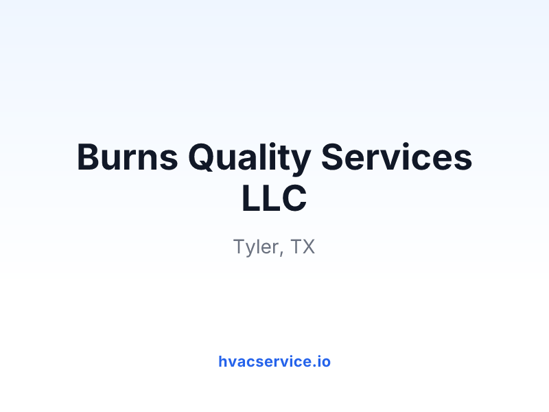 Burns Quality Services LLC