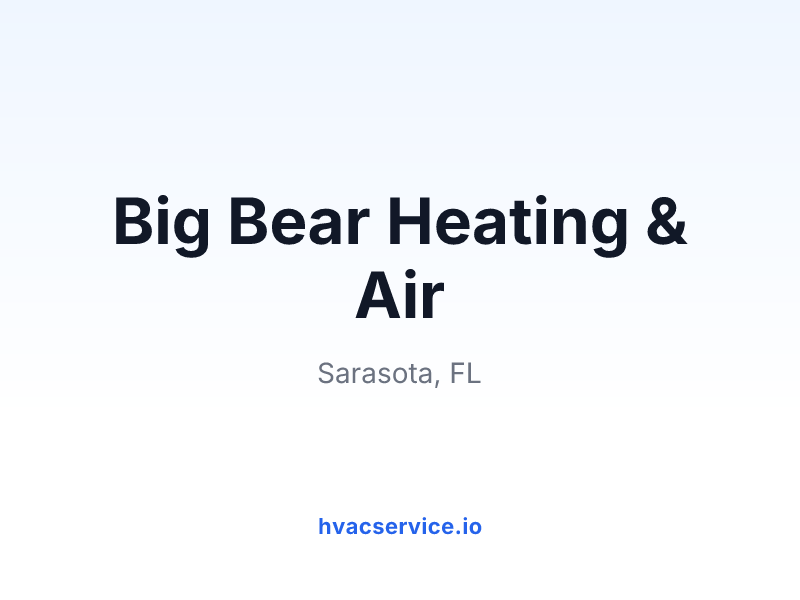 Big Bear Heating & Air