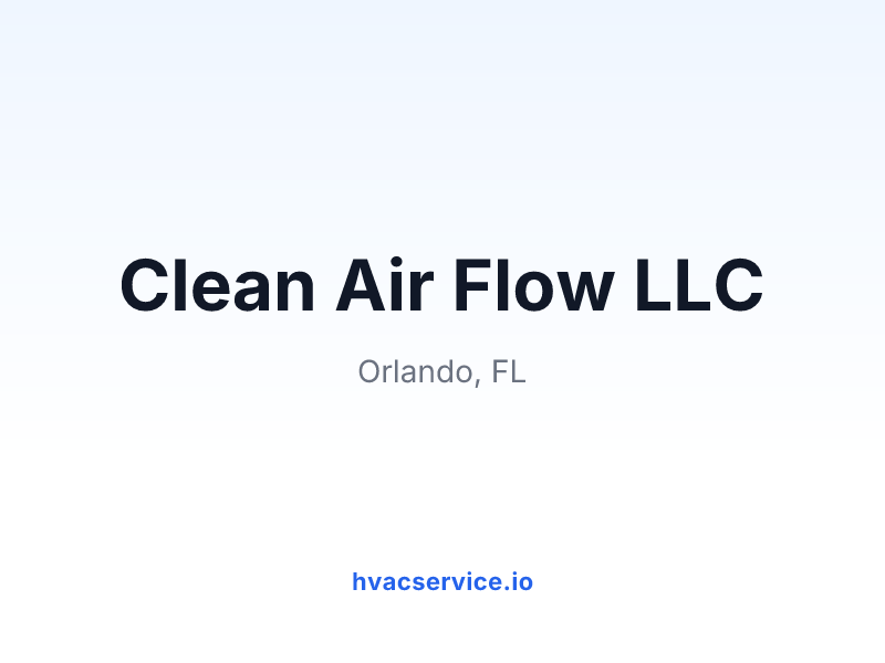 Clean Air Flow LLC