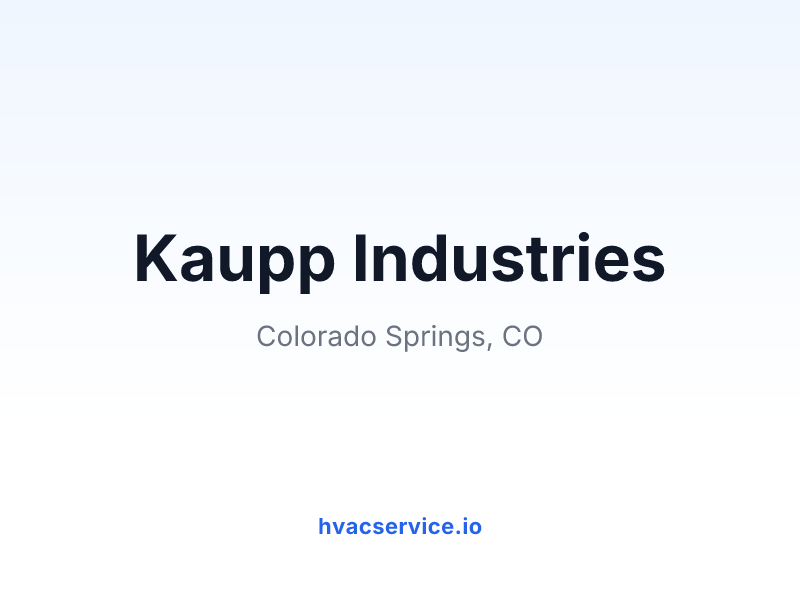 Kaupp Industries