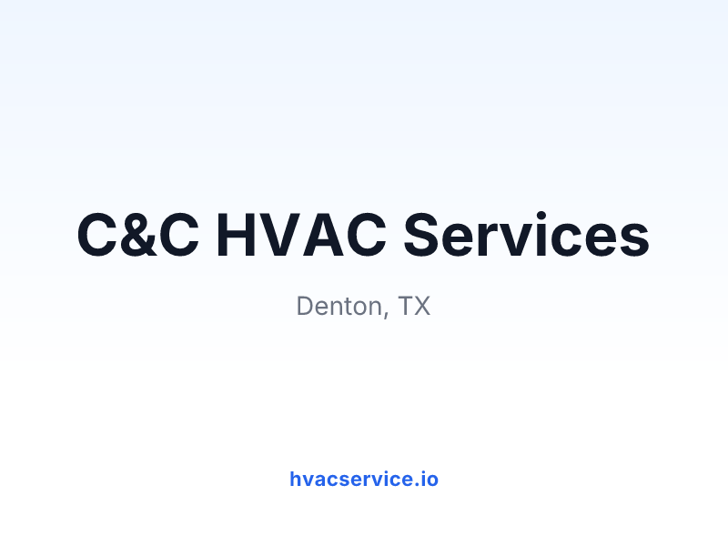 C&C HVAC Services