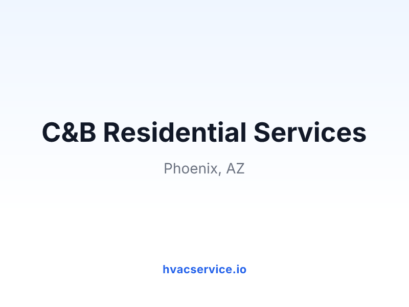 C&B Residential Services