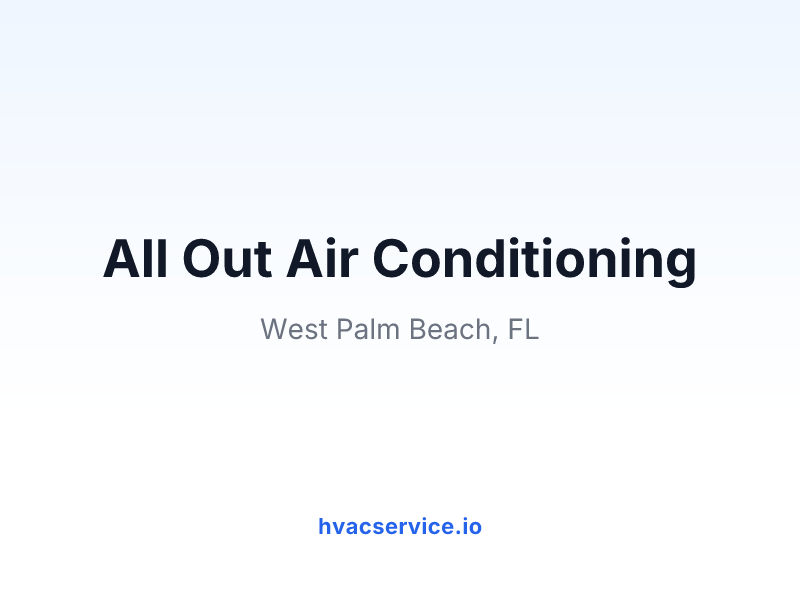 All Out Air Conditioning