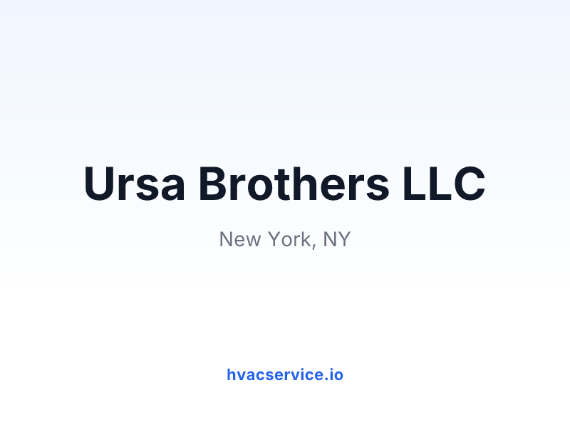 Ursa Brothers LLC