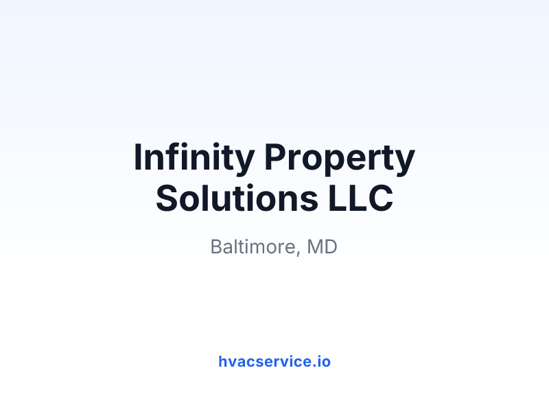Infinity Property Solutions LLC