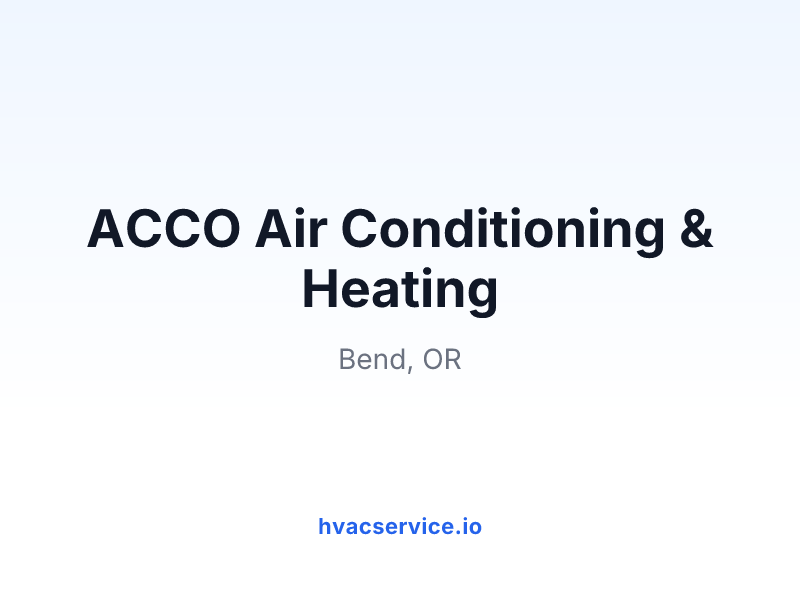 ACCO Air Conditioning & Heating