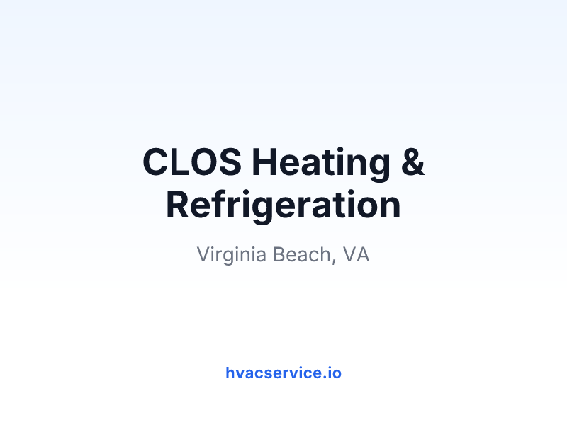 CLOS Heating & Refrigeration