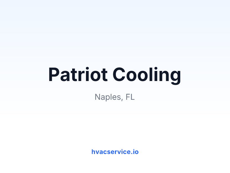 Patriot Cooling