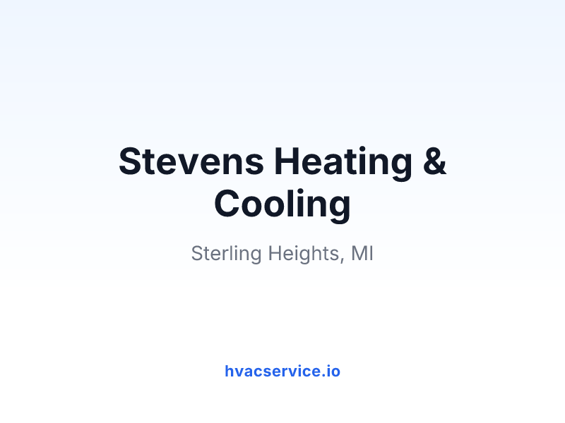 Stevens Heating & Cooling