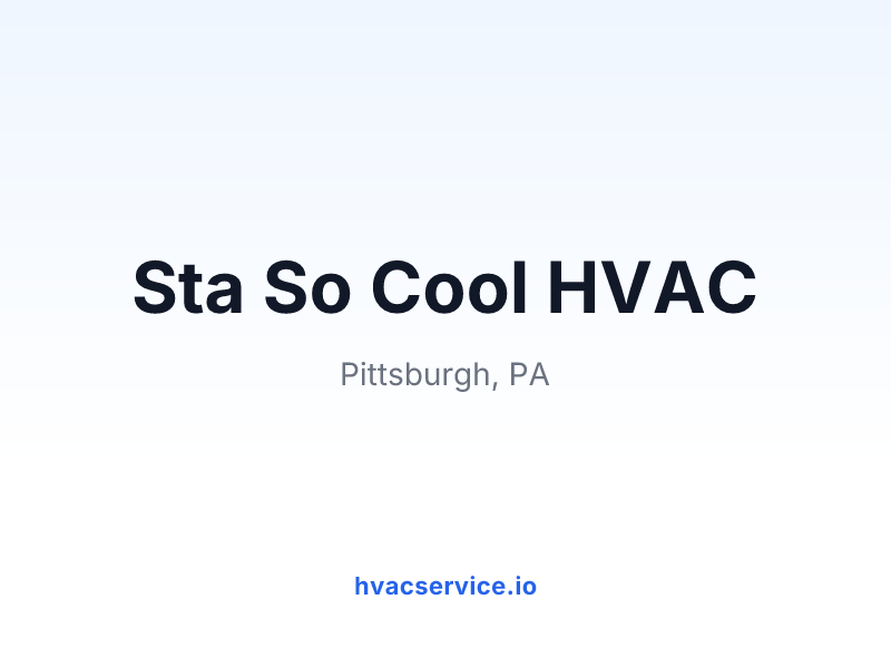 Sta So Cool HVAC