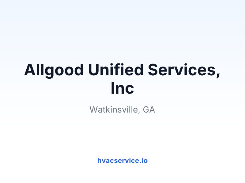 Allgood Unified Services, Inc