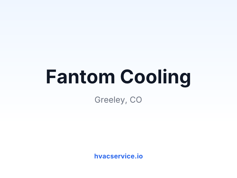 Fantom Cooling